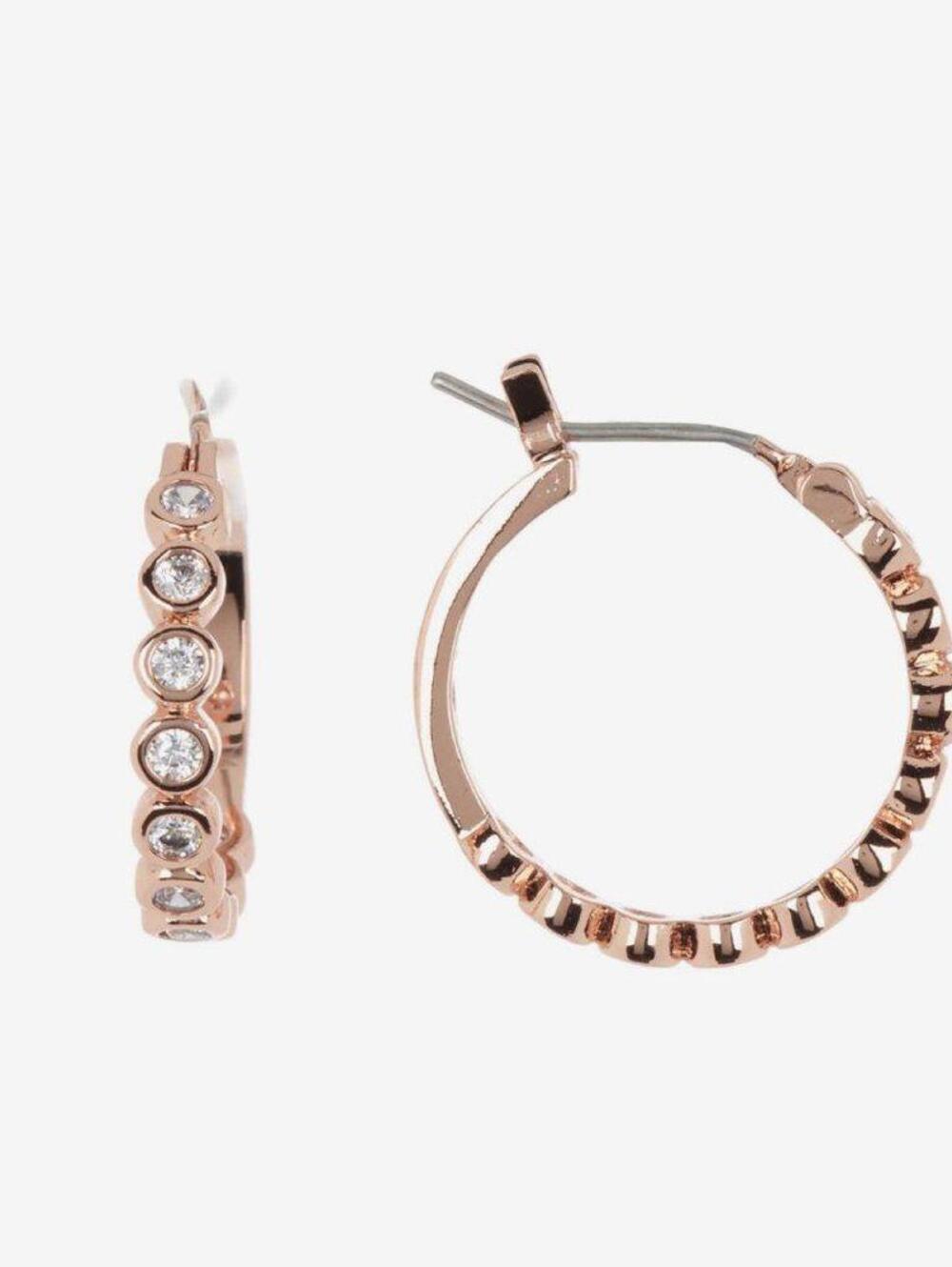 Kate Spade Full Circle Huggies Rose Gold